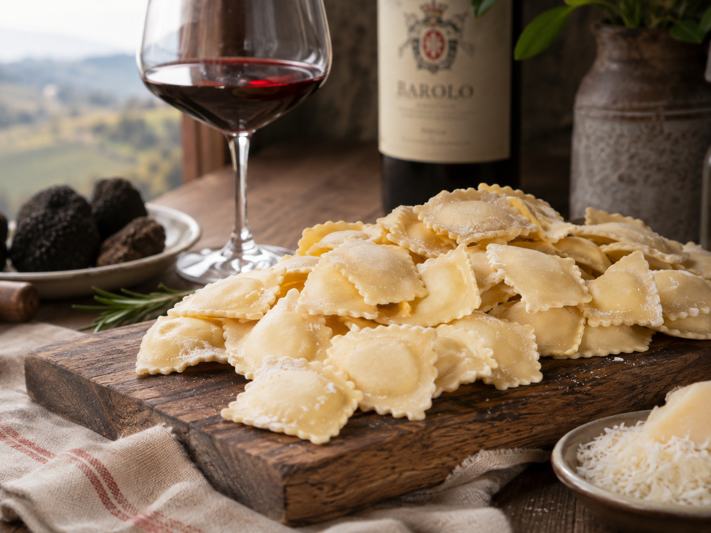 Raviolis frais artisanaux Pasta Piemonte à Menton